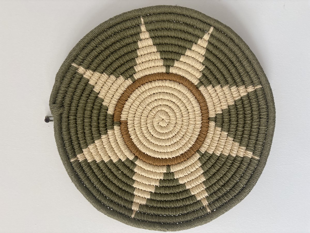 Üçlü bohem tarzı kâğıt ip cimemler