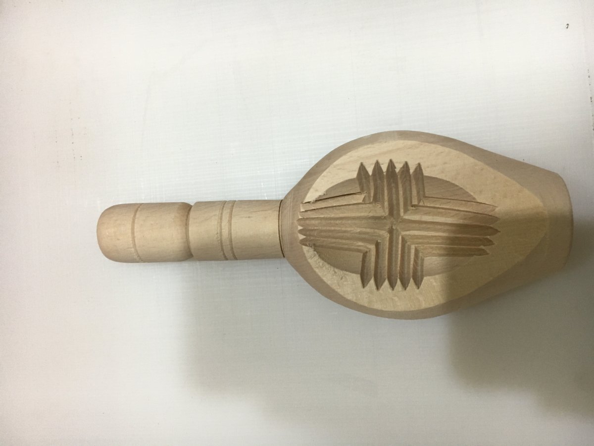 El Yapımı Ahşap Kerebiç Kalıbı – Geleneksel Tatlı Kalıbı